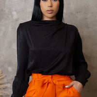 Business Class Blouse - Black