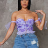 Love To Lose You Crop Top - Lavender