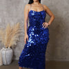 Leave Me To It Dress - Blue