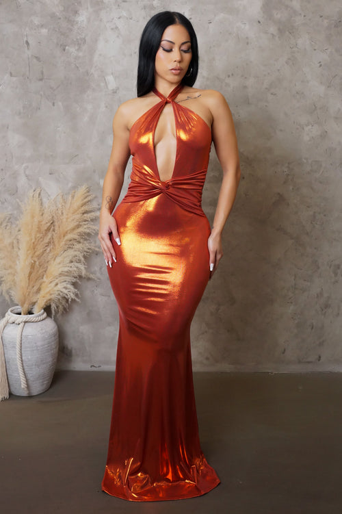 Missing Me Maxi Dress - Orange