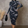 My Touch Midi Dress - Grey
