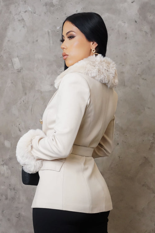 Keep Me Warm Jacket - Beige