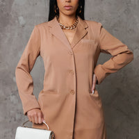 Meeting Time Blazer - Nude