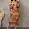 In This Together Midi Dress - Multi