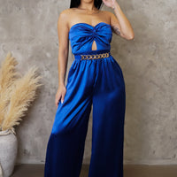 Every Moment Jumpsuit - Royal Blue