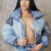 Coco Cropped Jacket - Blue