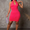 Kenzie Mini Dress - Neon Pink