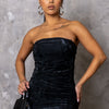 Meant To Be Yours Mini Dress - Black