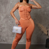 More Than Ever Jumpsuit - Orange