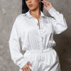 Night Full Of Stars Romper - White