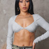 In A New Light Top - Grey