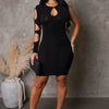 Lucrecia Mini Dress - Black