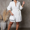 Come My Way Mini Dress - White