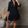 Come My Way Mini Dress - Black