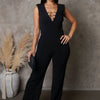 On Stand Still Jumpsuit - Black